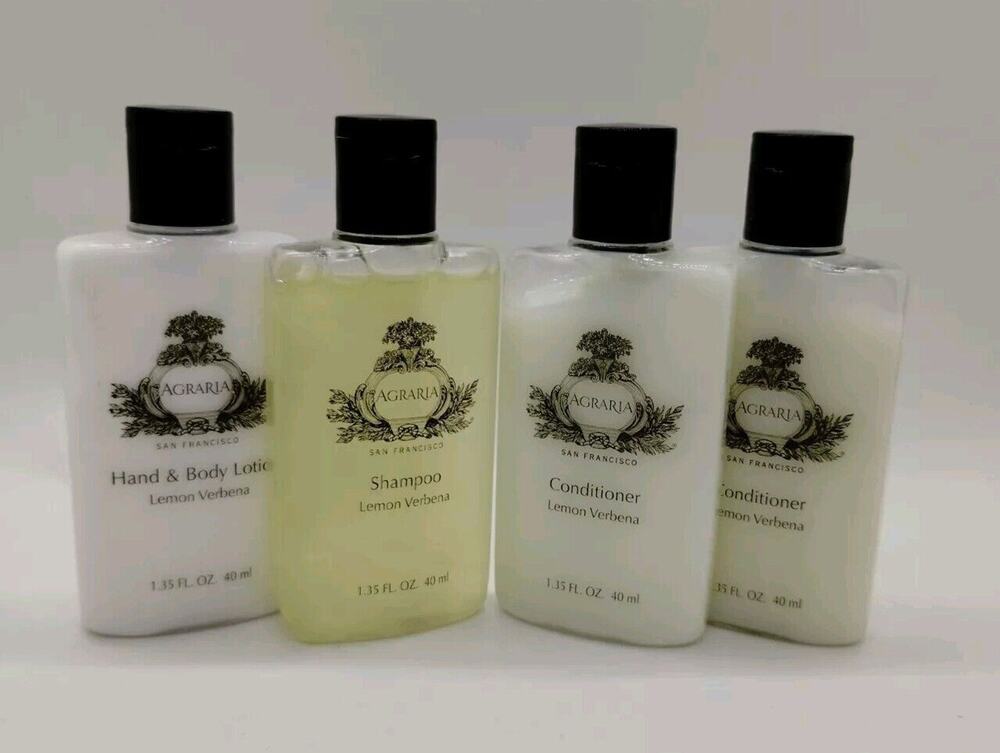 AGRARIA-Lemon Verbena Travel Size - Shampoo Conditioner Lotion New / Used